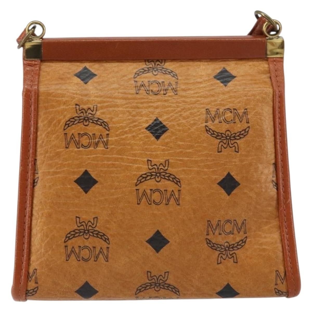 MCM MCM Visetos Shoulder bag Canvas and Leather Size ONE SIZE - 2 Thumbnail
