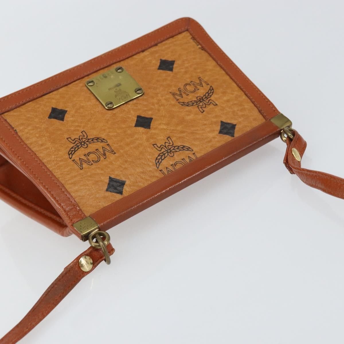 MCM MCM Visetos Shoulder bag Canvas and Leather Size ONE SIZE - 14 Thumbnail