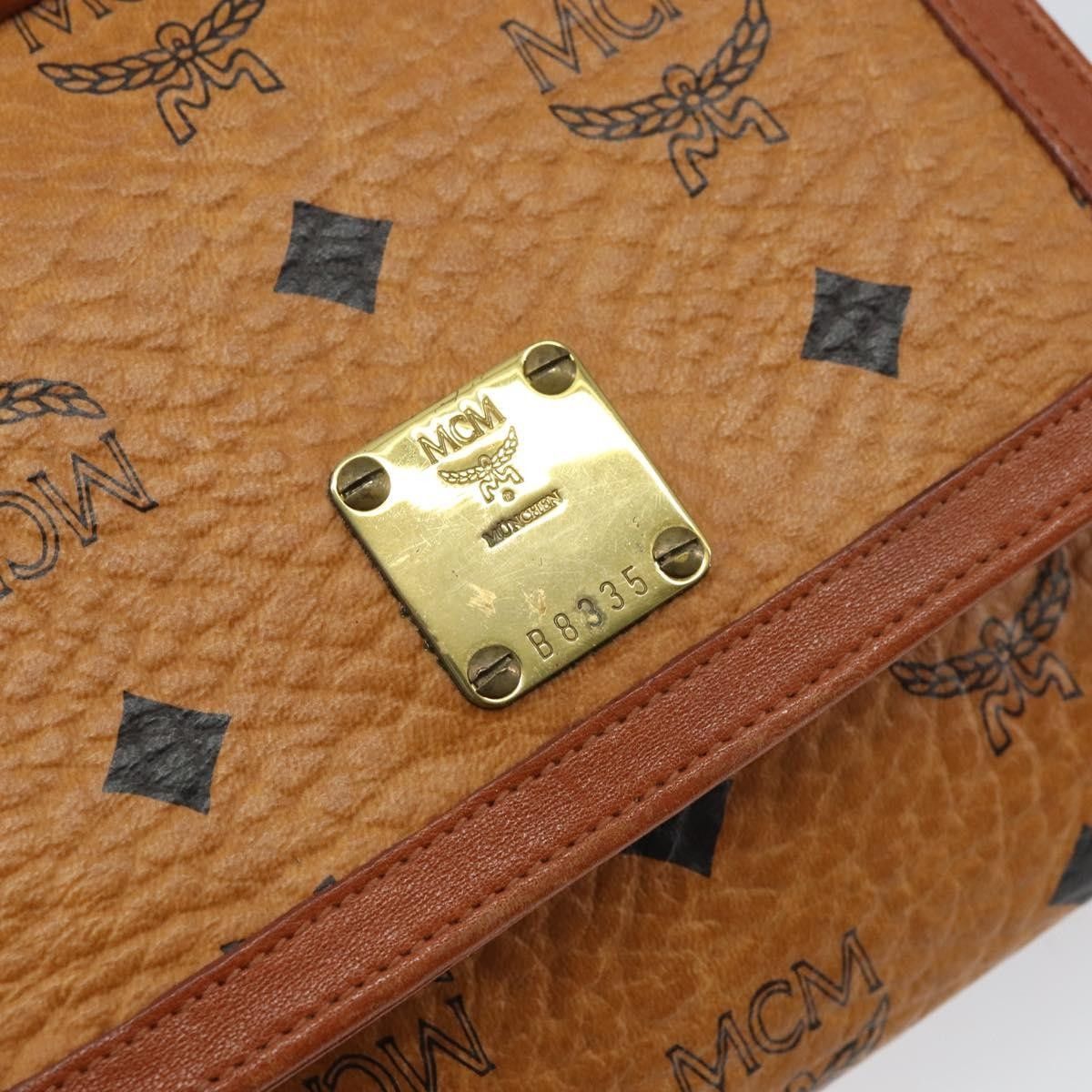 MCM MCM Visetos Shoulder bag Canvas and Leather Size ONE SIZE - 6 Thumbnail