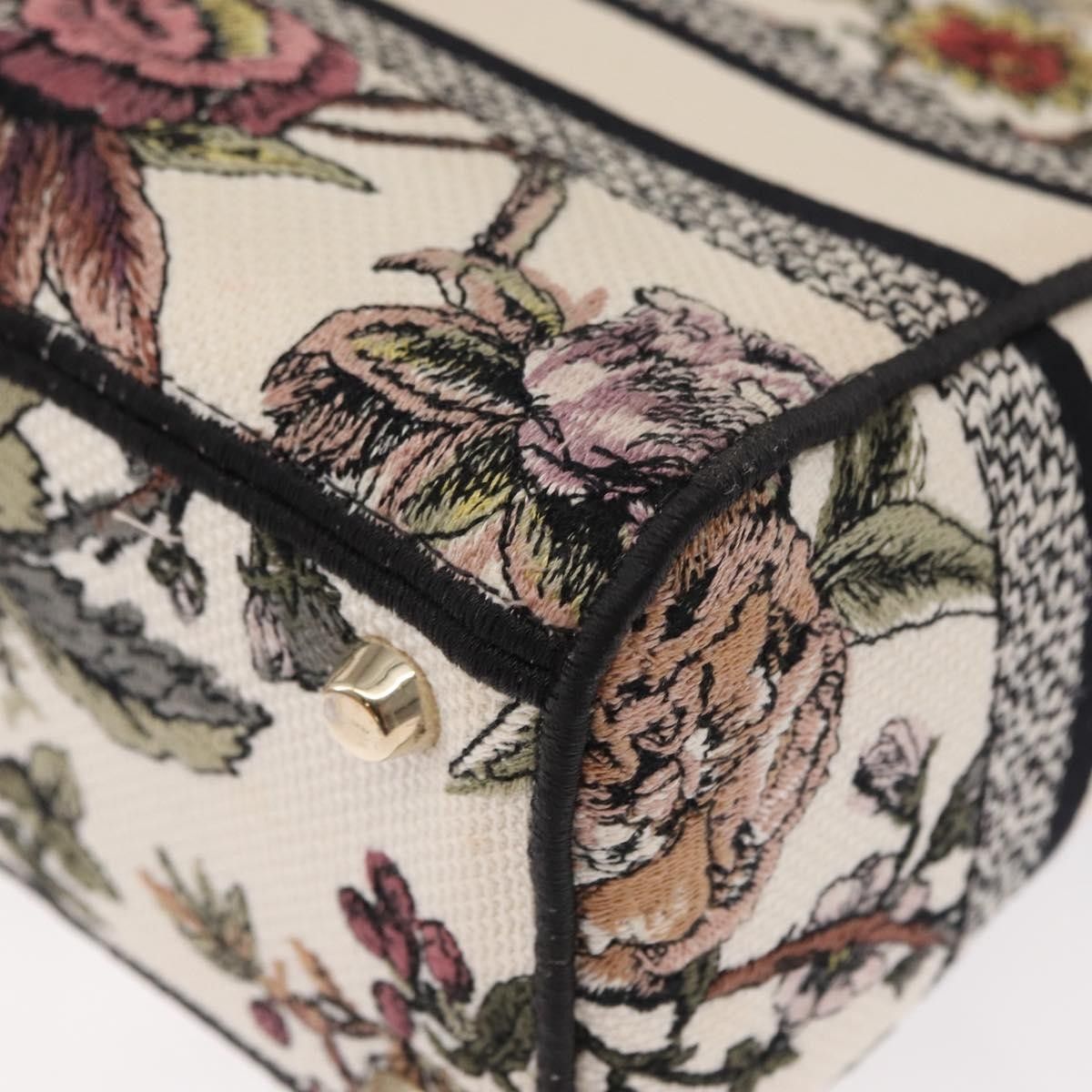 Dior Christian Dior Lady D-Lite Bag Embroidered Canvas Size ONE SIZE - 12 Thumbnail