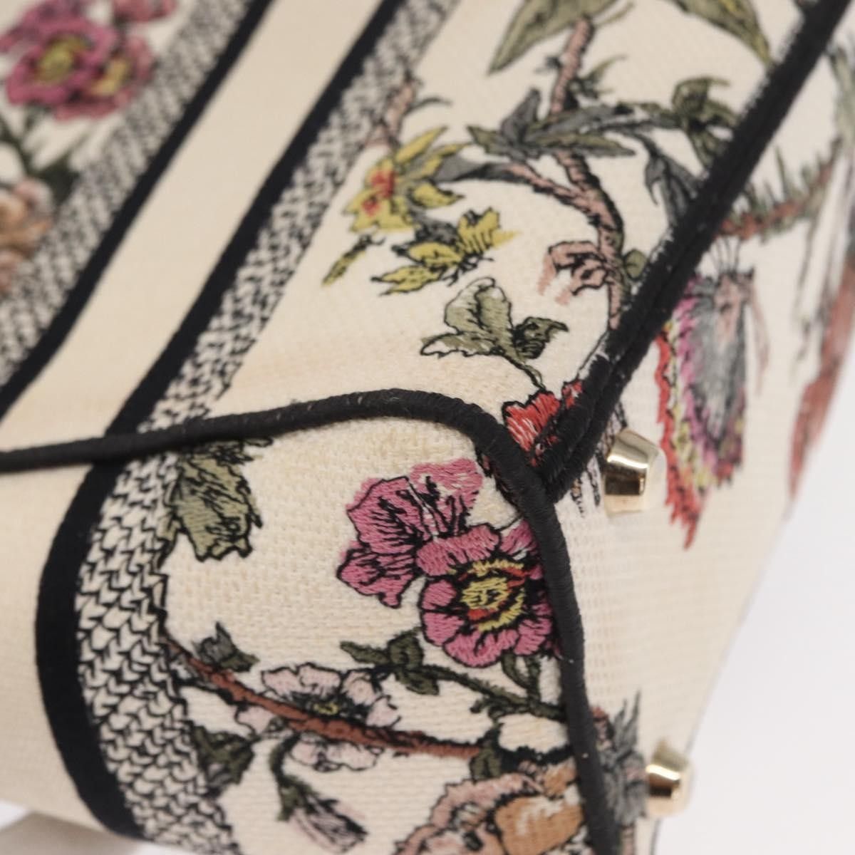 Dior Christian Dior Lady D-Lite Bag Embroidered Canvas Size ONE SIZE - 11 Thumbnail