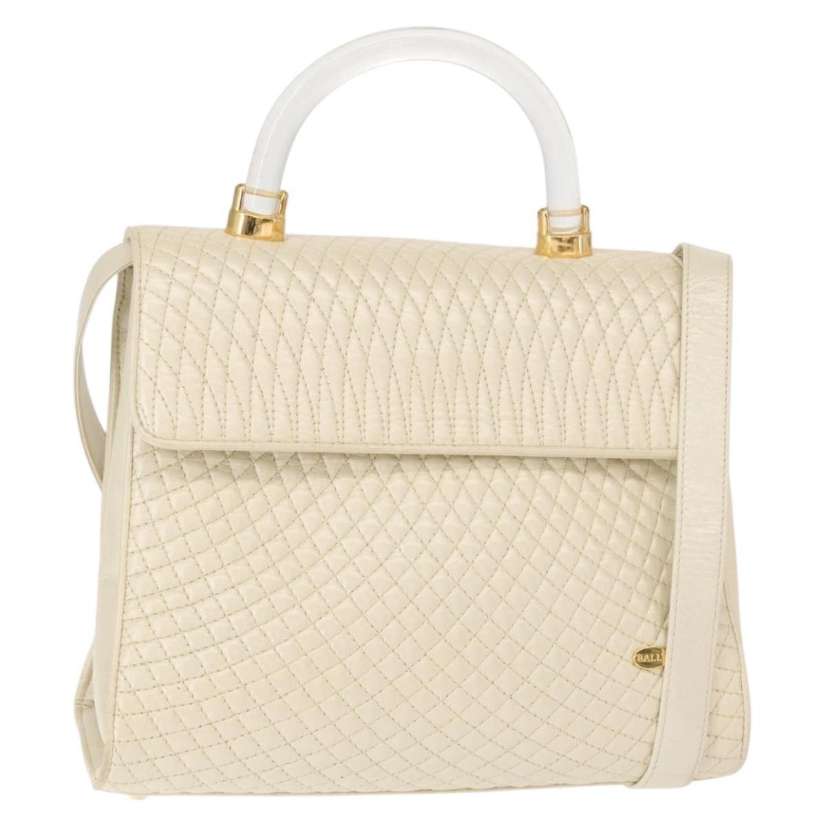 Bally Bally Vintage Handbag Quilted Leather Size ONE SIZE - 18 Thumbnail