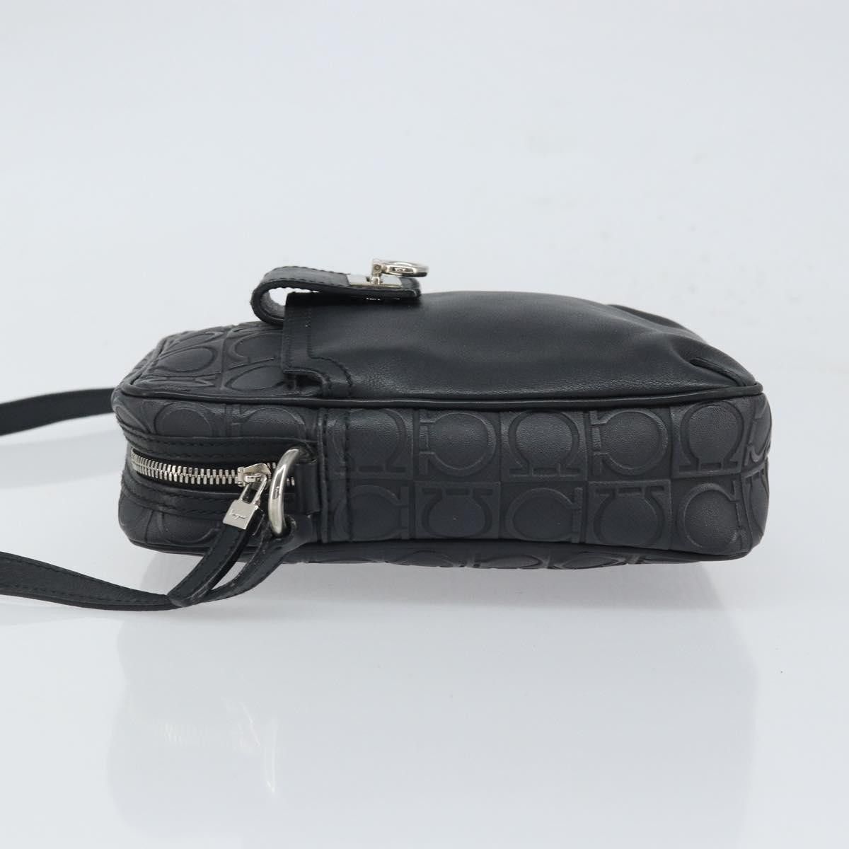Salvatore Ferragamo Salvatore Ferragamo Gancini Shoulder Bag Leather Size ONE SIZE - 4 Thumbnail