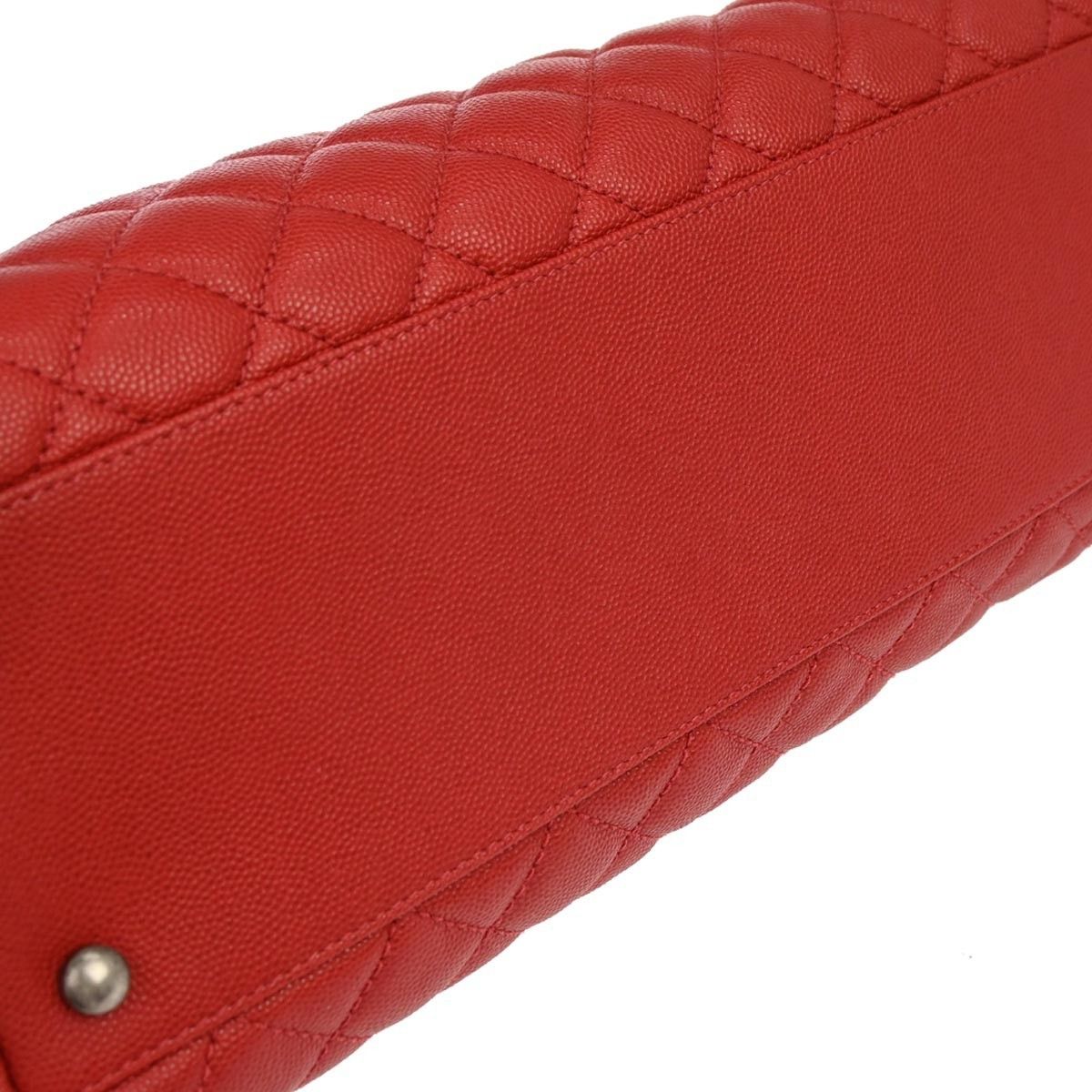 Chanel Chanel Coco Top Handle Bag Quilted Caviar Size ONE SIZE - 8 Thumbnail