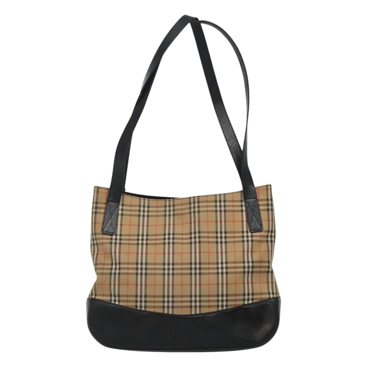 Burberry Burberry Nova Check Tote Canvas and Leather Size ONE SIZE - 2 Thumbnail