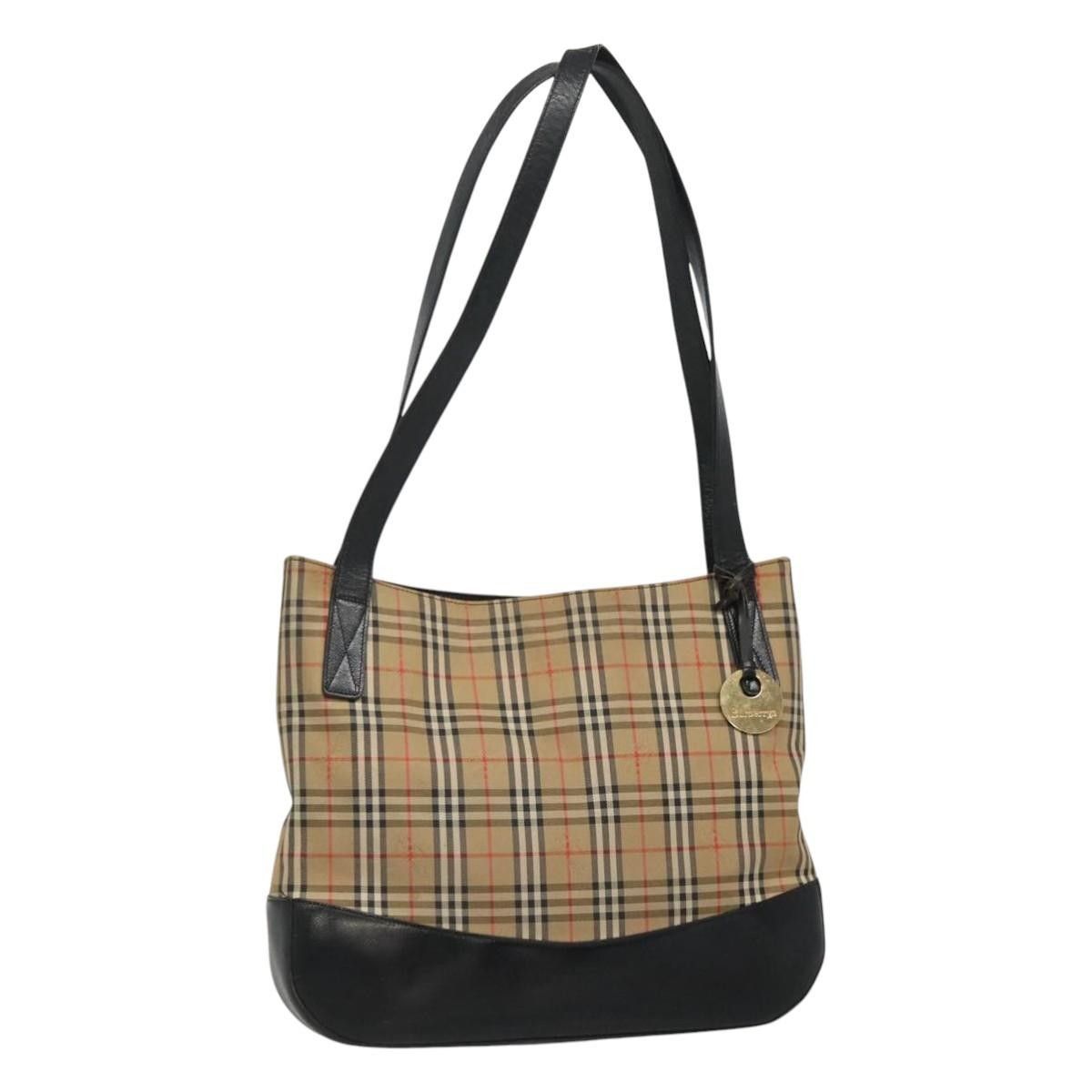 Burberry Burberry Nova Check Tote Canvas and Leather Size ONE SIZE - 18 Thumbnail
