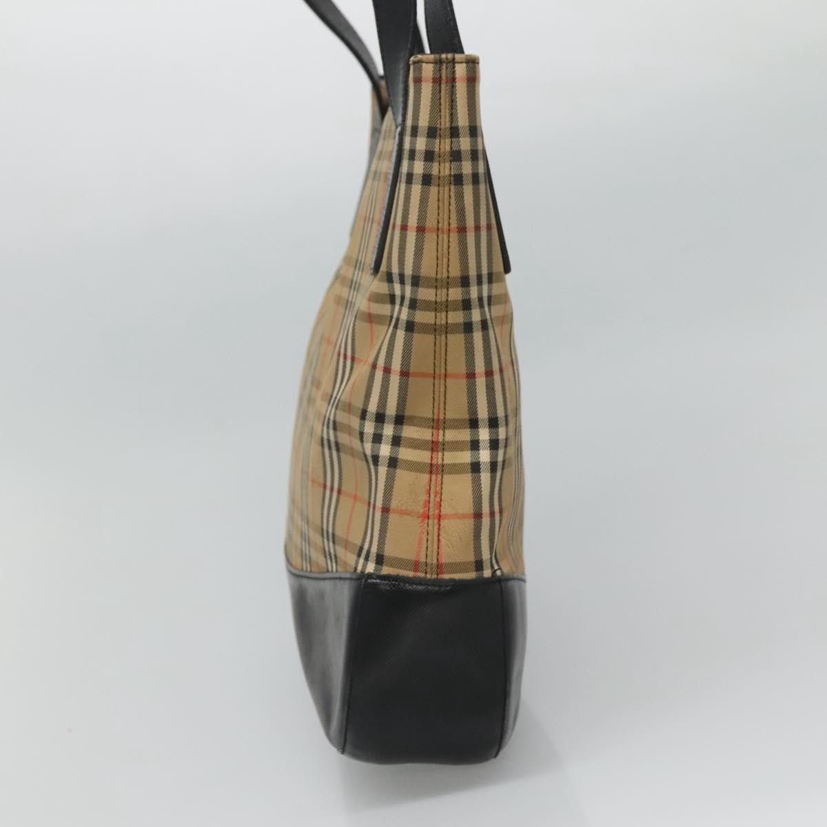 Burberry Burberry Nova Check Tote Canvas and Leather Size ONE SIZE - 3 Thumbnail