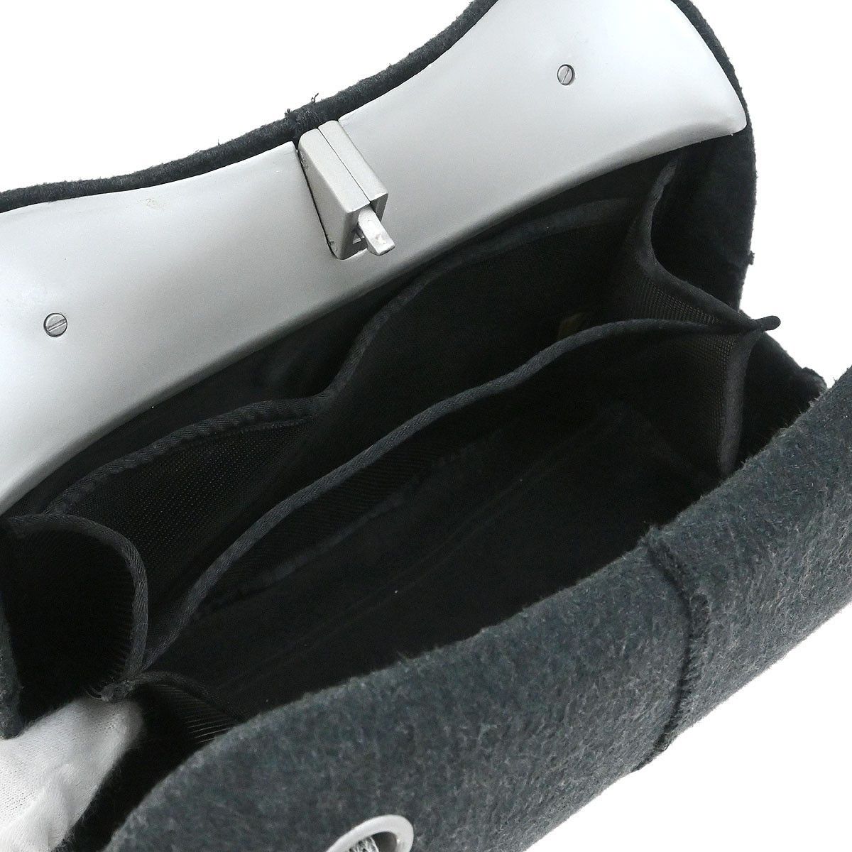 Chanel Chanel Millennium Shoulder Bag Felt Size ONE SIZE - 3 Thumbnail