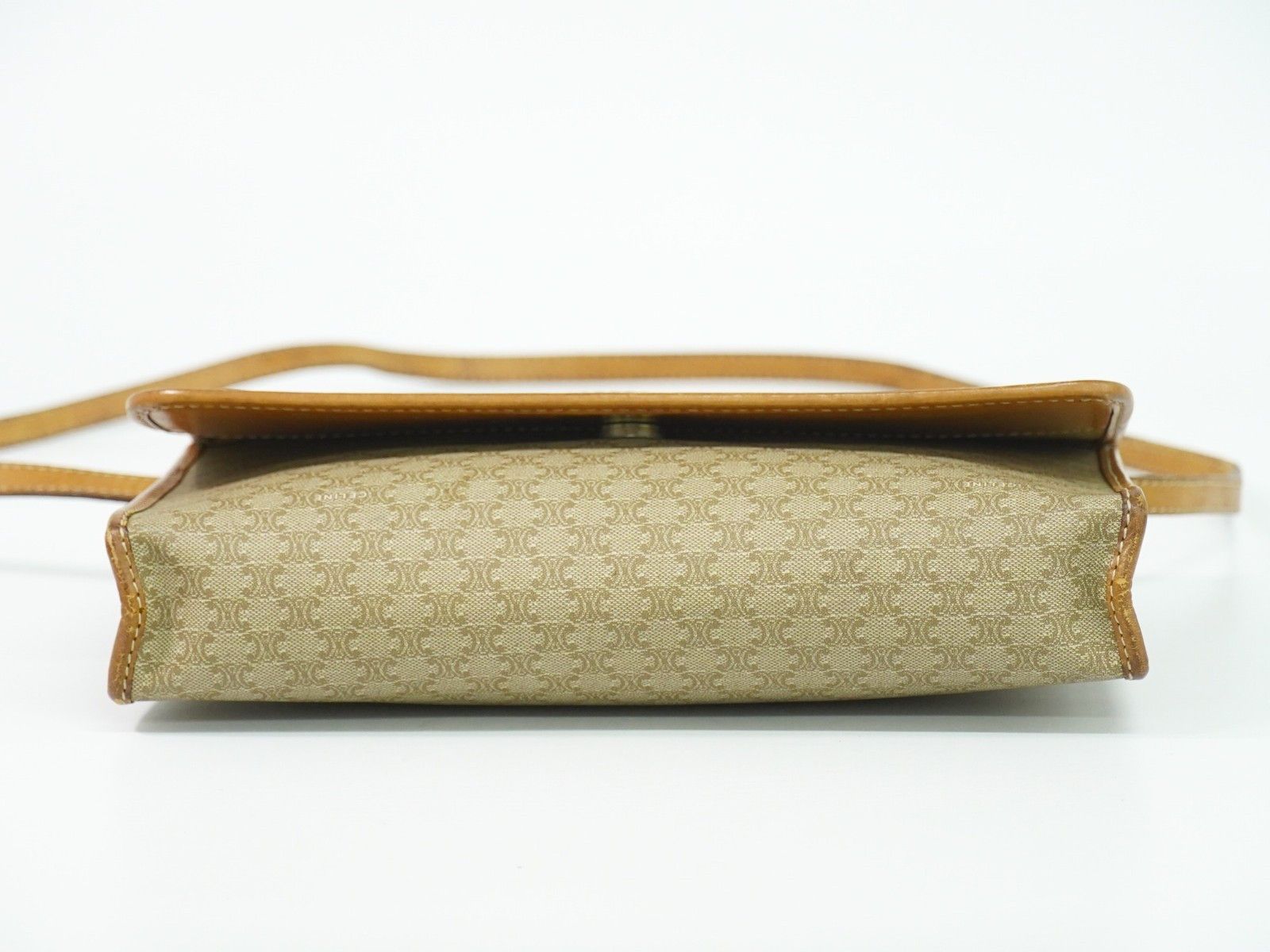 Celine Celine Vintage Macadam Shoulder Bag Canvas Size ONE SIZE - 9 Thumbnail
