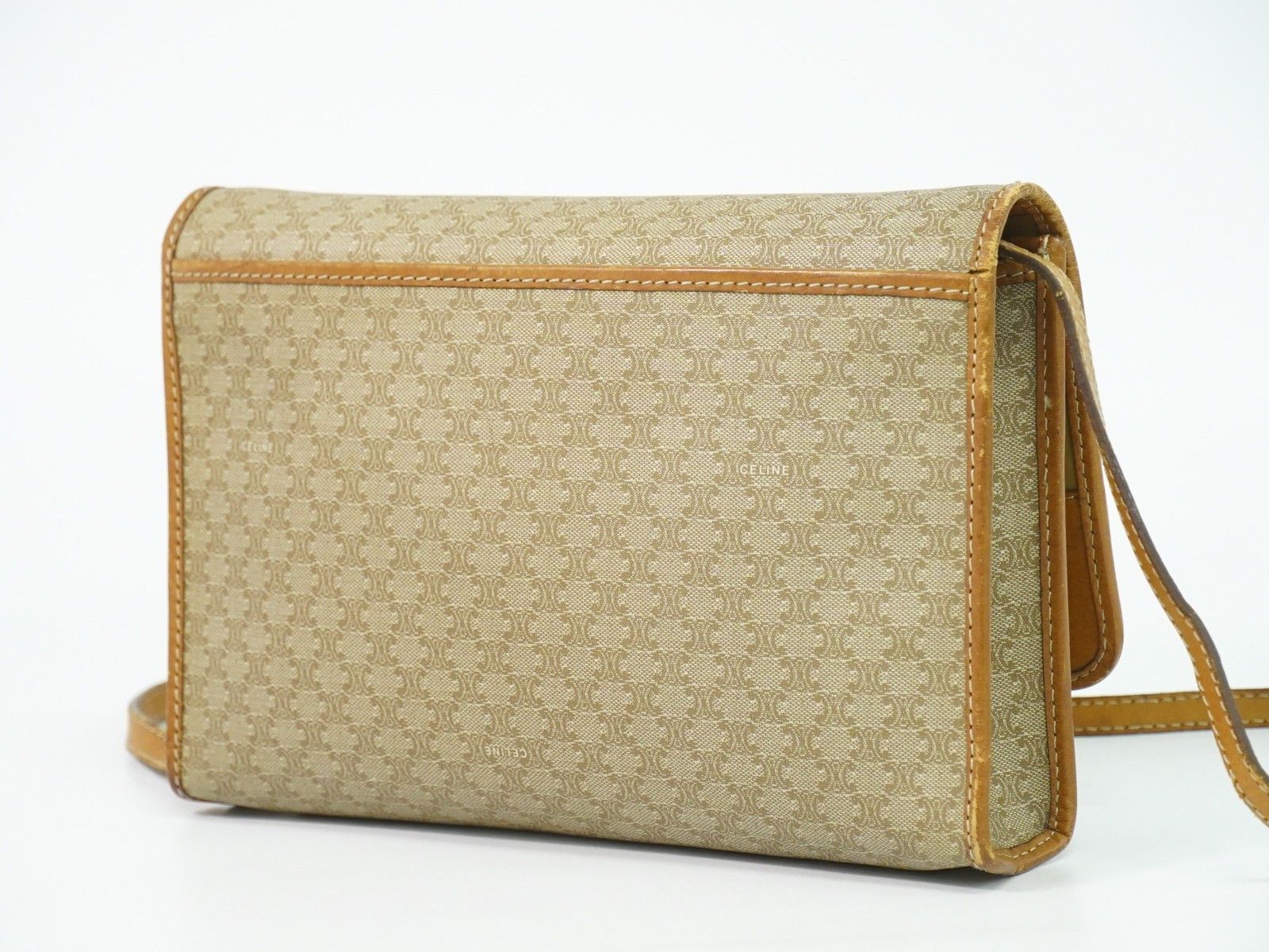 Celine Celine Vintage Macadam Shoulder Bag Canvas Size ONE SIZE - 2 Thumbnail