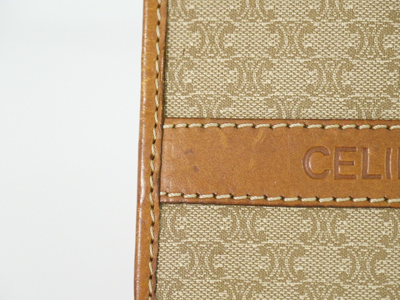Celine Celine Vintage Macadam Shoulder Bag Canvas Size ONE SIZE - 11 Thumbnail