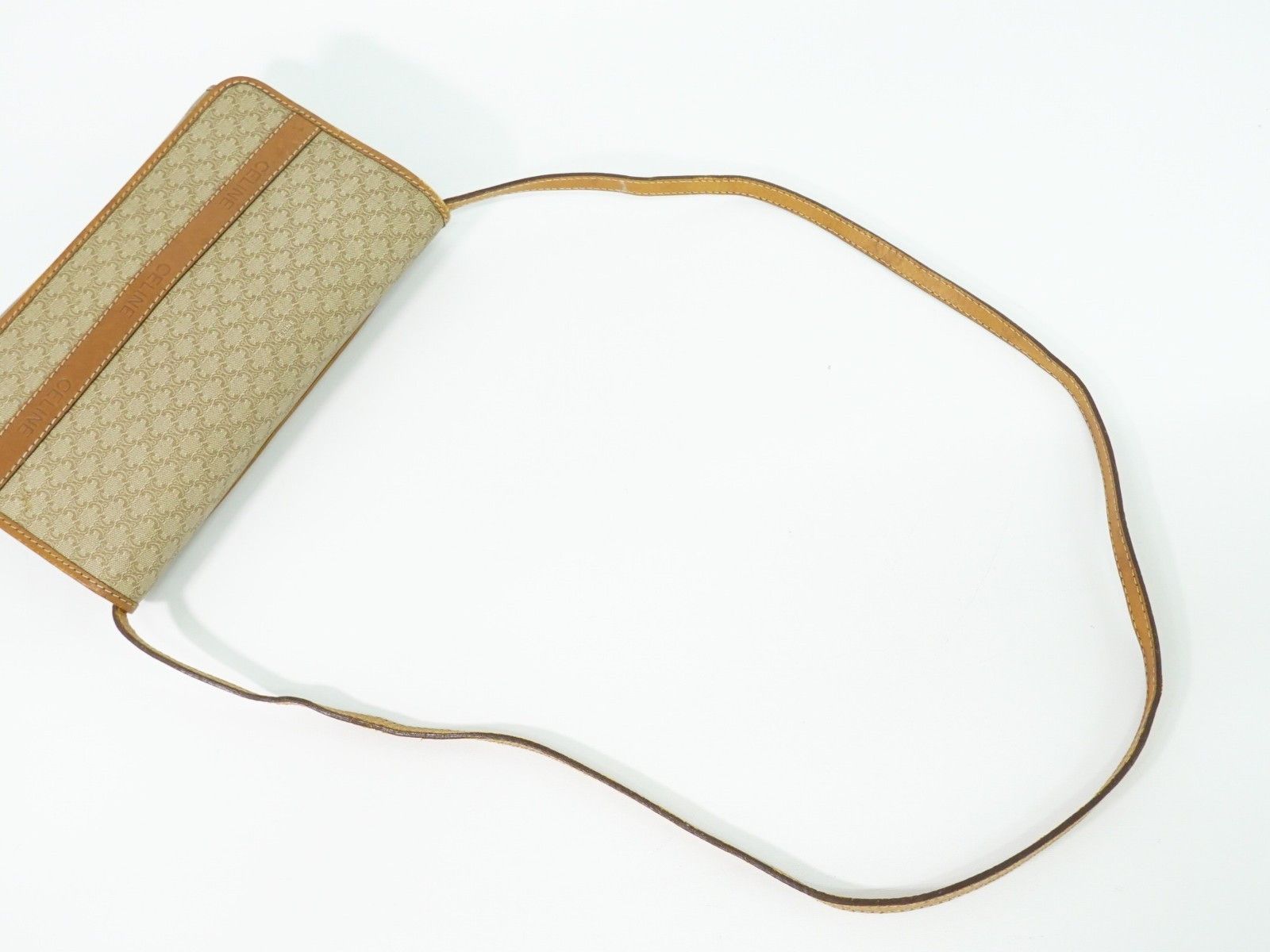 Celine Celine Vintage Macadam Shoulder Bag Canvas Size ONE SIZE - 6 Thumbnail