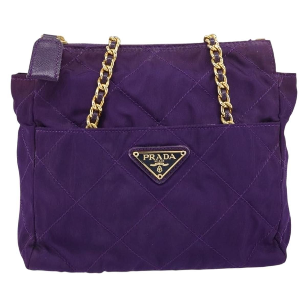 Prada Prada Re-Edition 1995 Chain Tote Quilted Re-Nylon Size ONE SIZE - 18 Thumbnail
