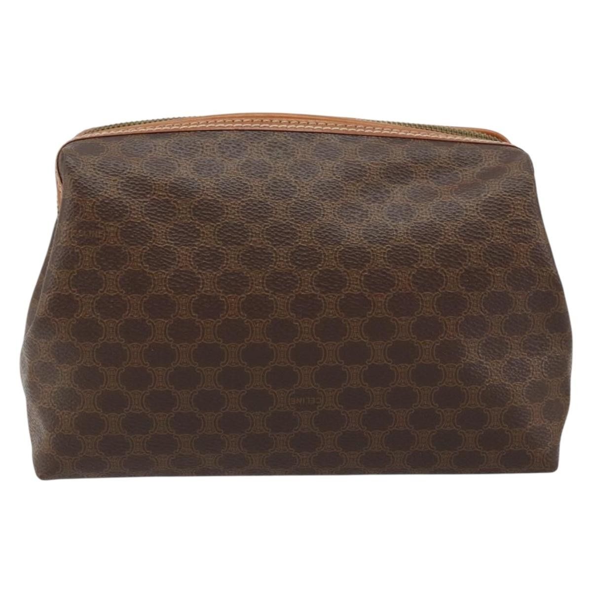 Celine Celine Macadam Pochette Canvas and Leather Size ONE SIZE - 2 Thumbnail