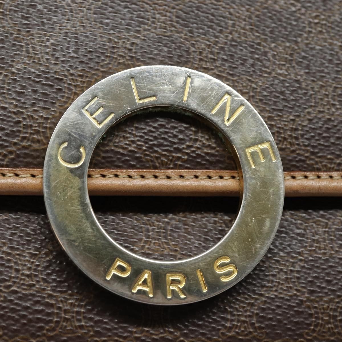 Celine Celine Circle Logo Shoulder Bag Canvas Size ONE SIZE - 12 Thumbnail