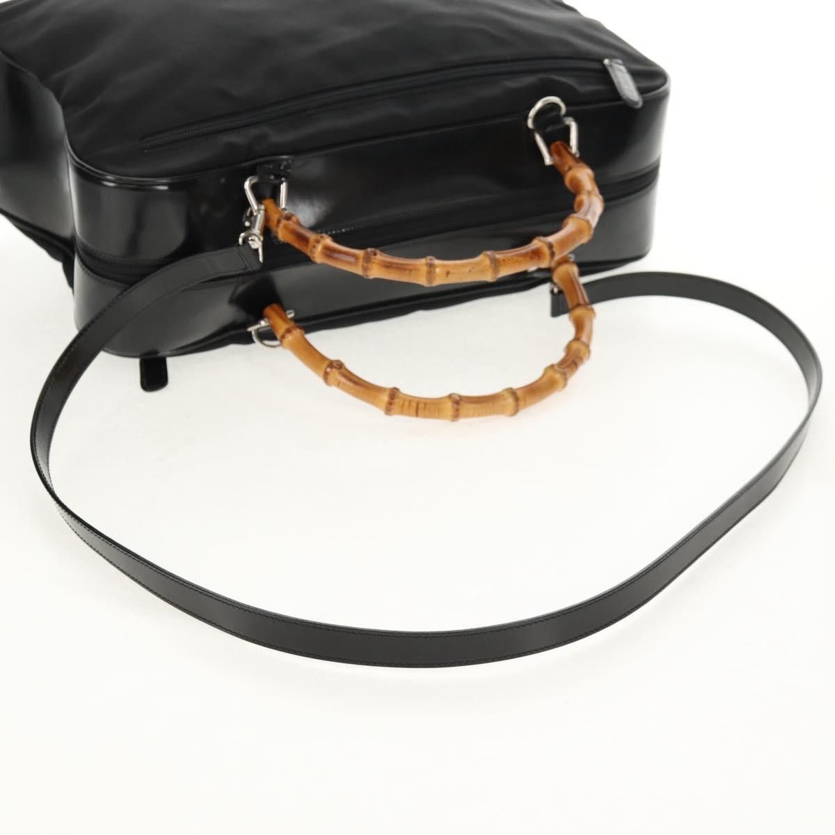 Gucci Gucci Vintage Bamboo Handle Nylon Size ONE SIZE - 15 Thumbnail
