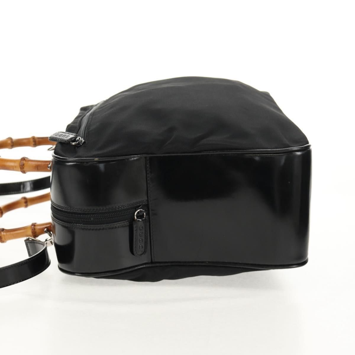 Gucci Gucci Vintage Bamboo Handle Nylon Size ONE SIZE - 3 Thumbnail
