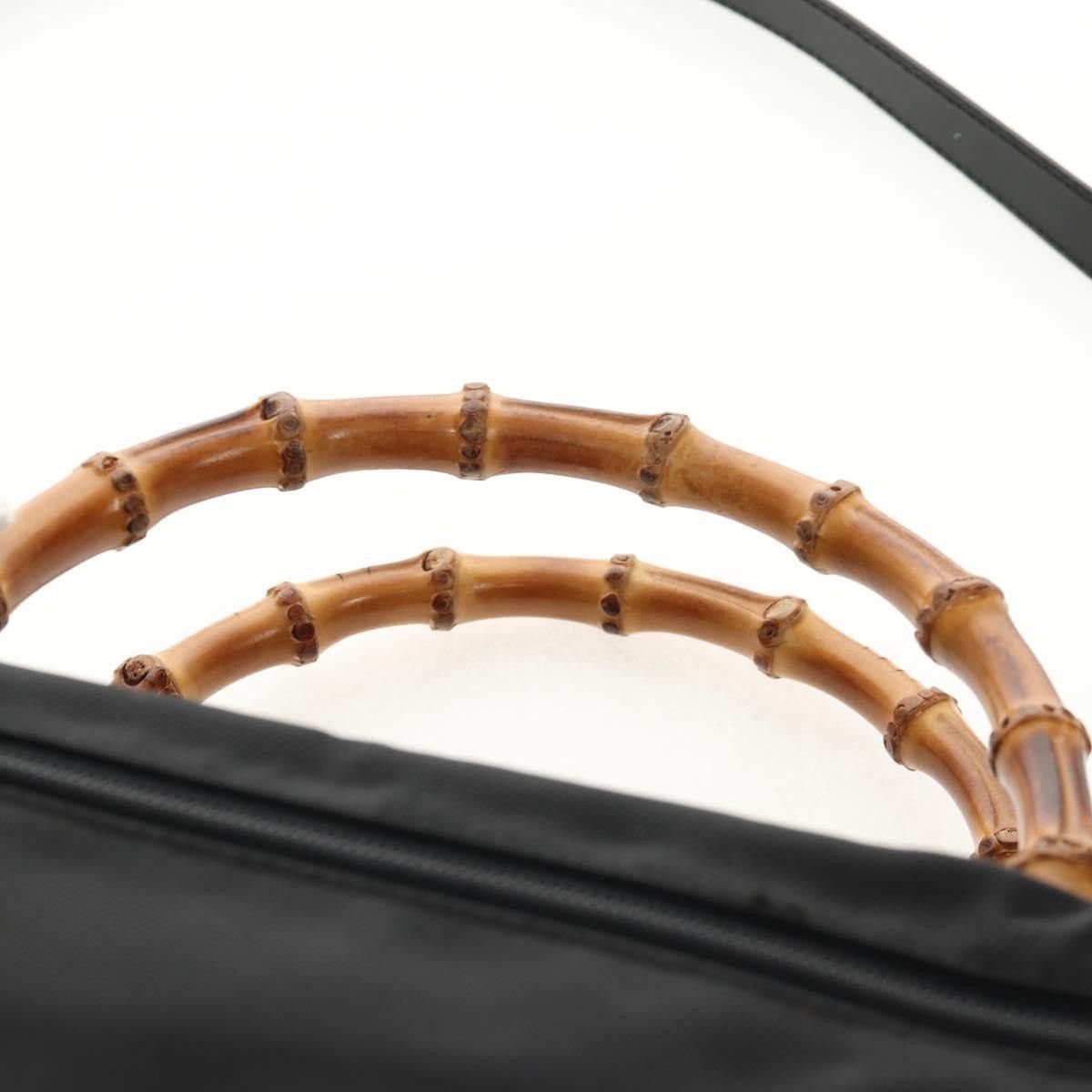 Gucci Gucci Vintage Bamboo Handle Nylon Size ONE SIZE - 19 Thumbnail