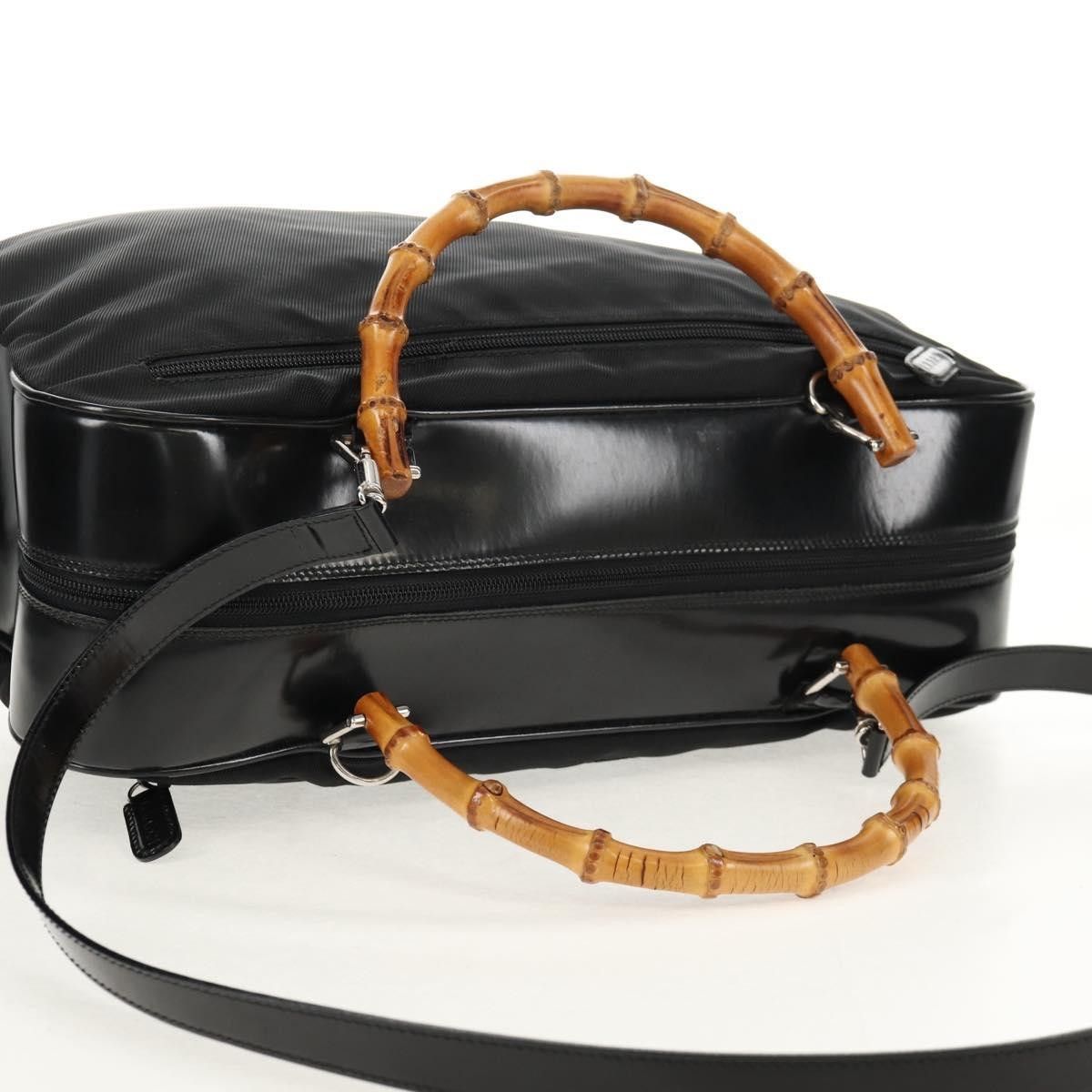 Gucci Gucci Vintage Bamboo Handle Nylon Size ONE SIZE - 17 Thumbnail