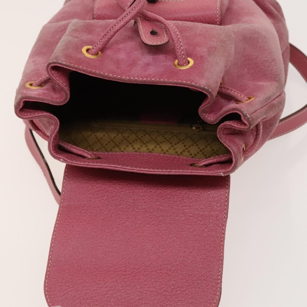 Gucci Gucci Gucci bamboo backpack daim Size ONE SIZE - 21 Thumbnail