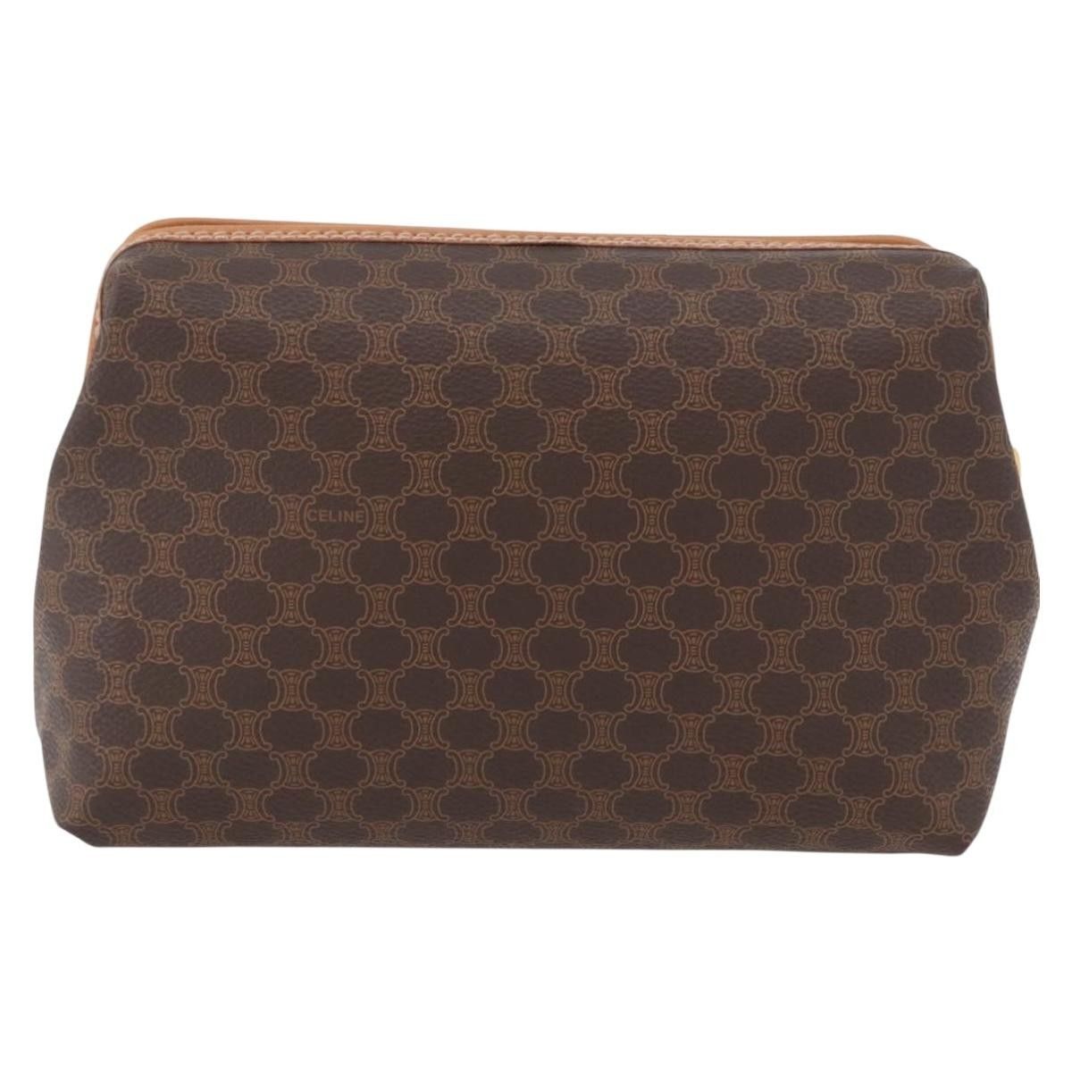 Celine Celine Macadam Pochette Canvas and Leather Size ONE SIZE - 2 Thumbnail