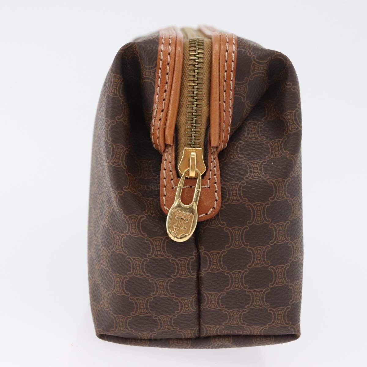Celine Celine Macadam Pochette Canvas and Leather Size ONE SIZE - 4 Thumbnail