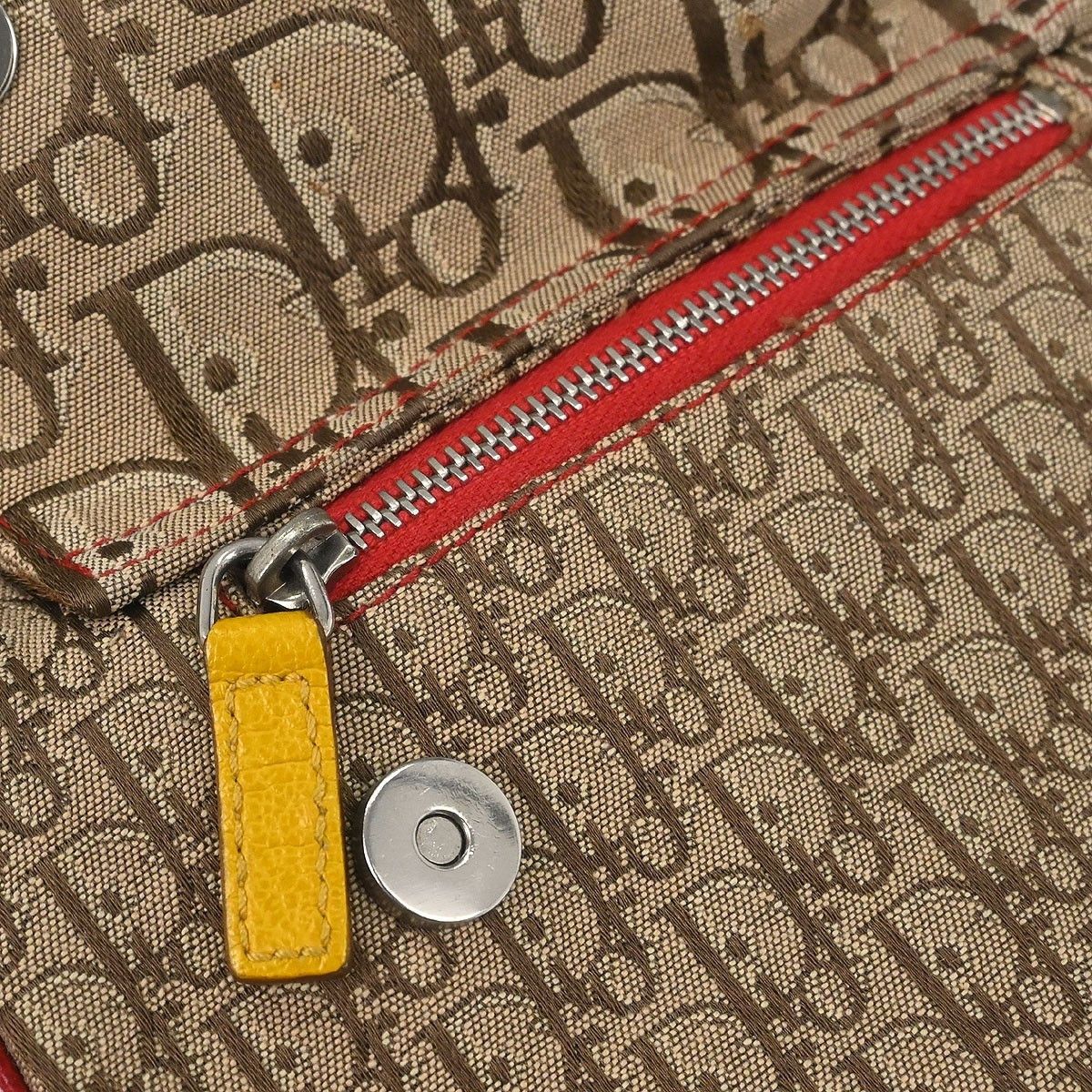 Dior Christian Dior Vintage Rasta Saddle Messenger Bag Diorissimo Canvas Size ONE SIZE - 8 Thumbnail