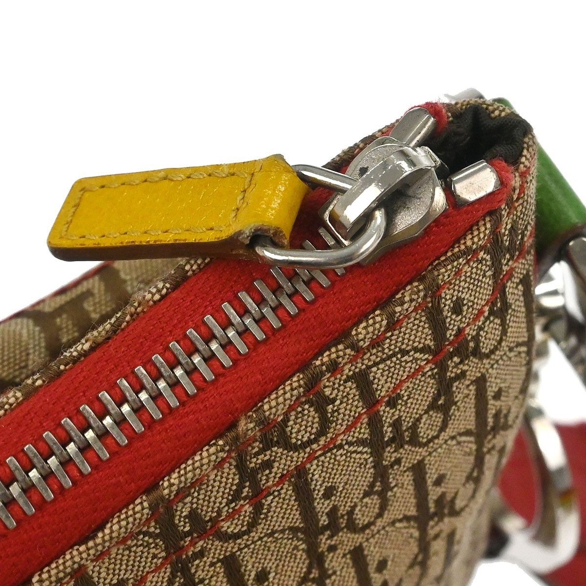 Dior Christian Dior Vintage Rasta Saddle Messenger Bag Diorissimo Canvas Size ONE SIZE - 7 Thumbnail