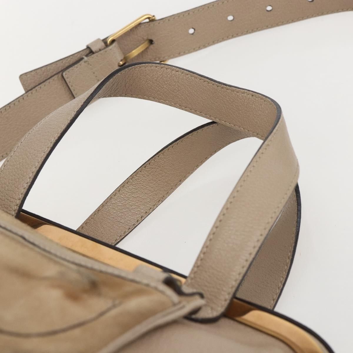 Chloe Chloe Abby Convertible Frame Satchel Leather with Suede Size ONE SIZE - 16 Thumbnail