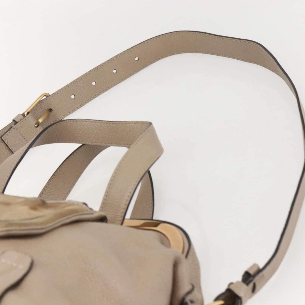 Chloe Chloe Abby Convertible Frame Satchel Leather with Suede Size ONE SIZE - 18 Thumbnail