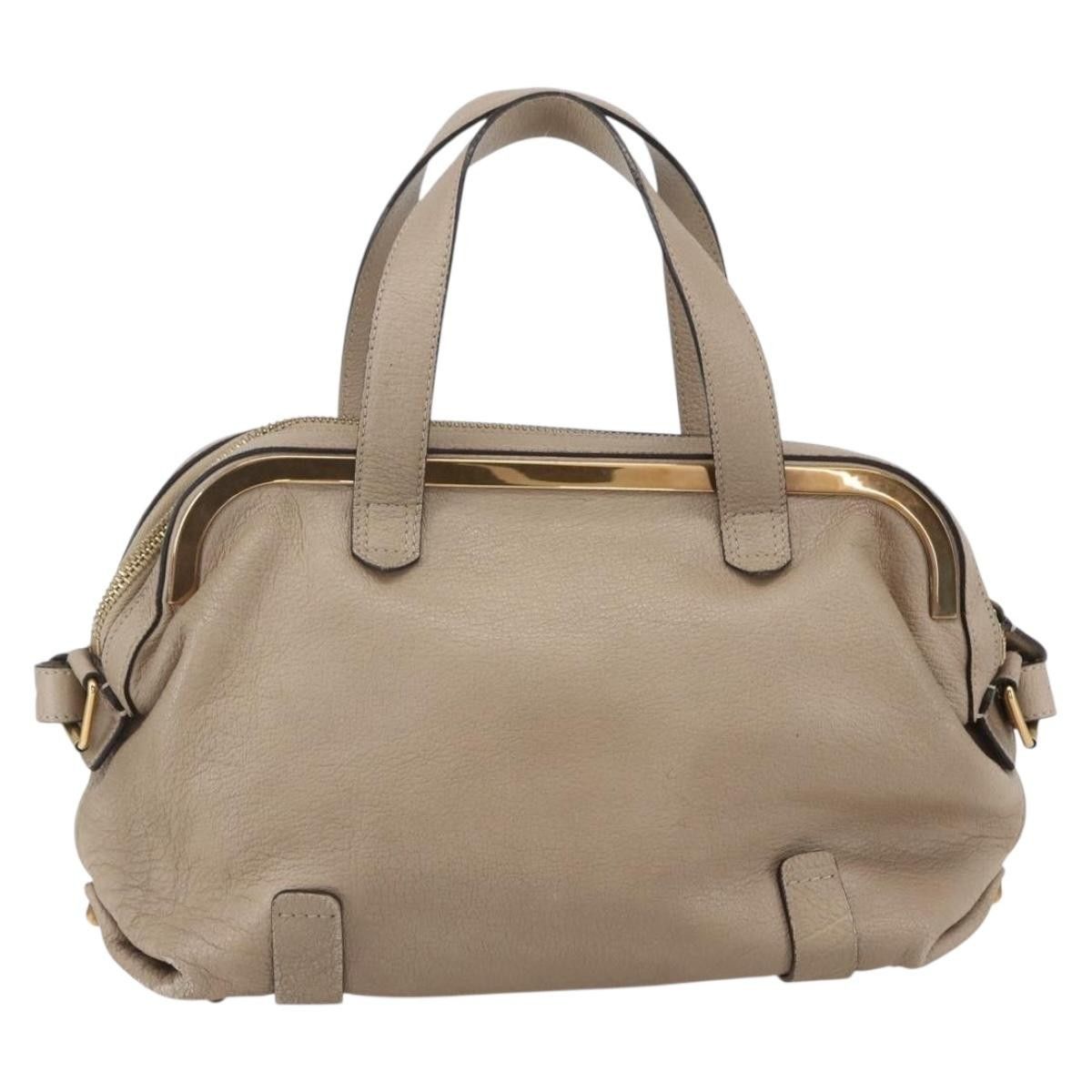 Chloe Chloe Abby Convertible Frame Satchel Leather with Suede Size ONE SIZE - 2 Thumbnail