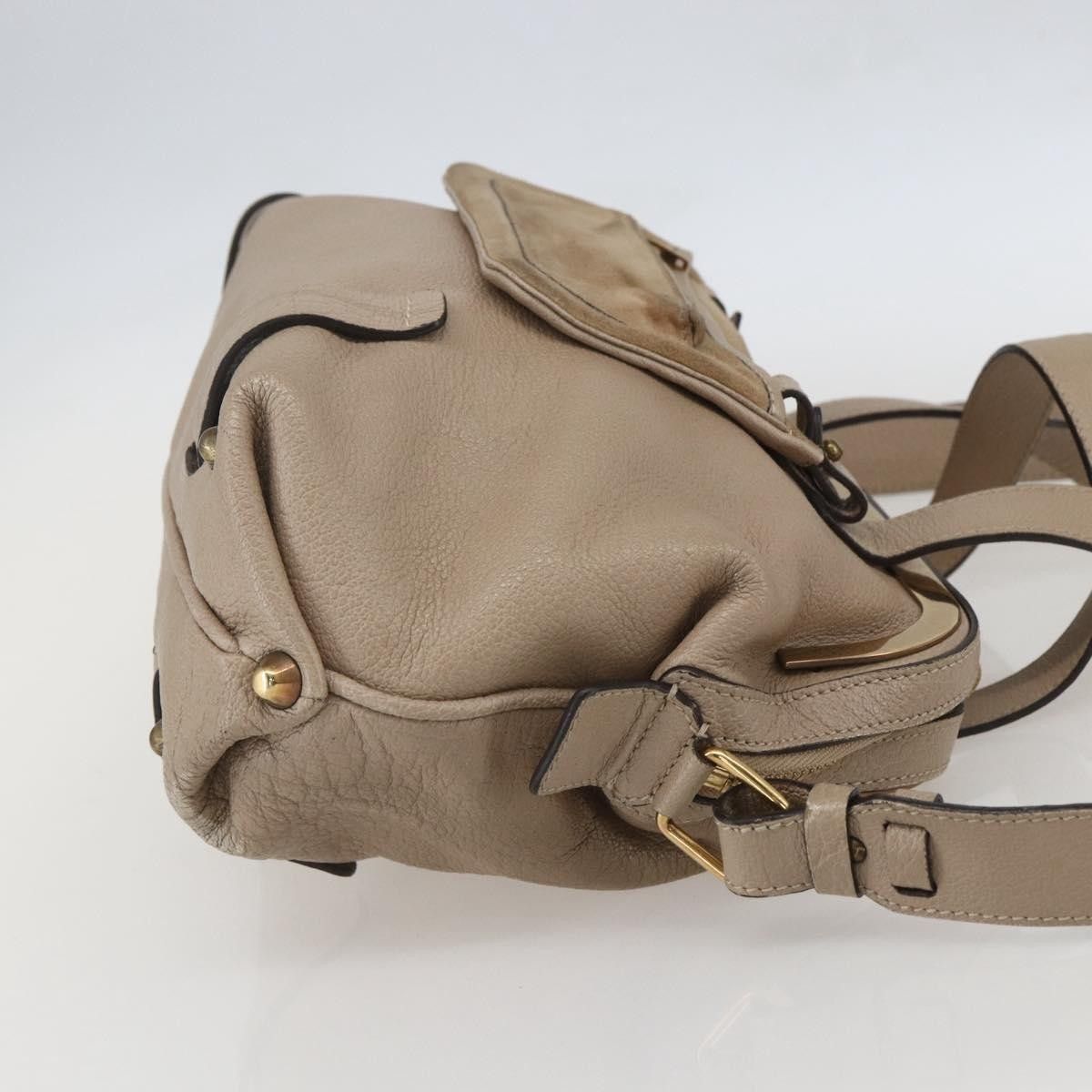 Chloe Chloe Abby Convertible Frame Satchel Leather with Suede Size ONE SIZE - 4 Thumbnail
