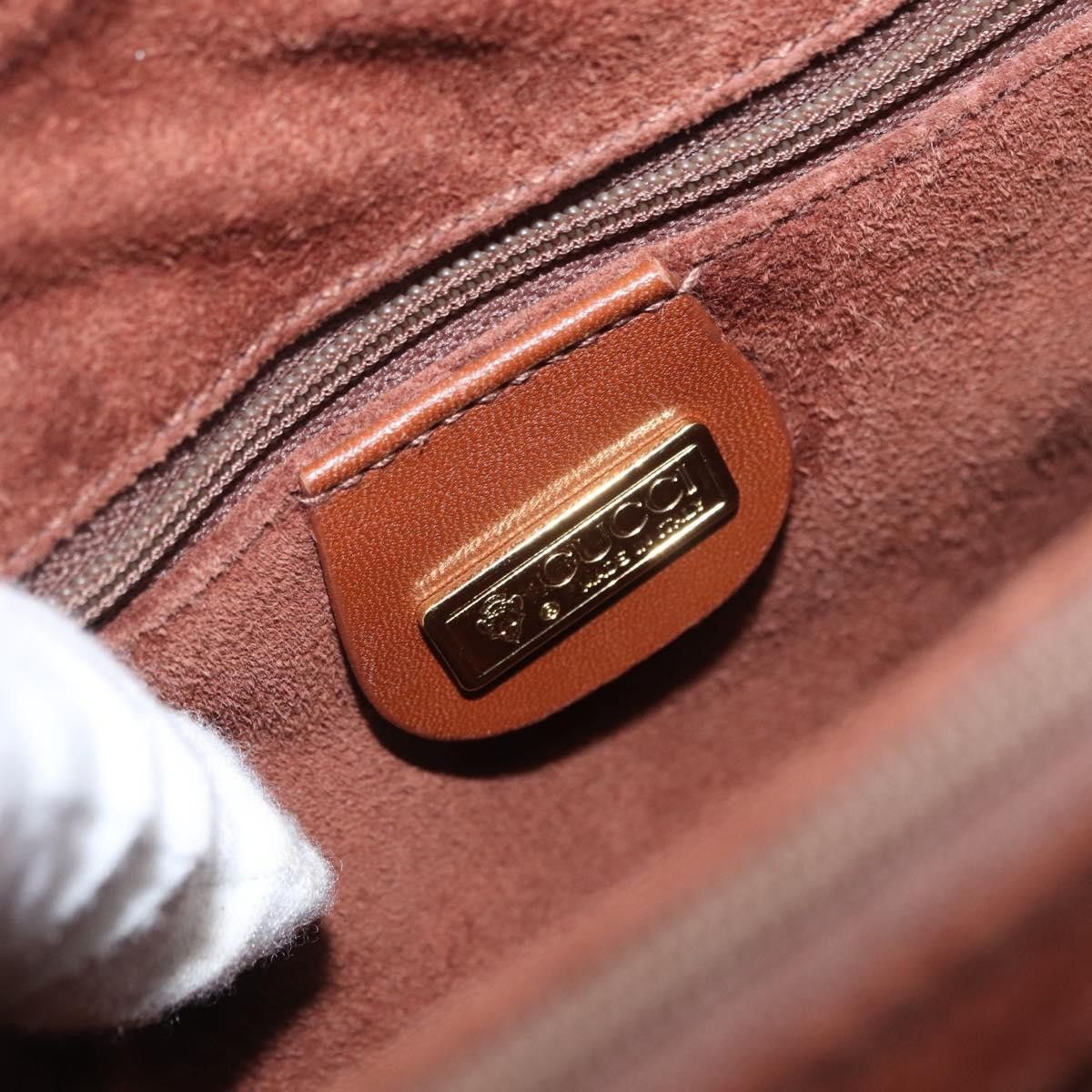 Gucci Gucci Vintage Handbag Leather Size ONE SIZE - 6 Thumbnail