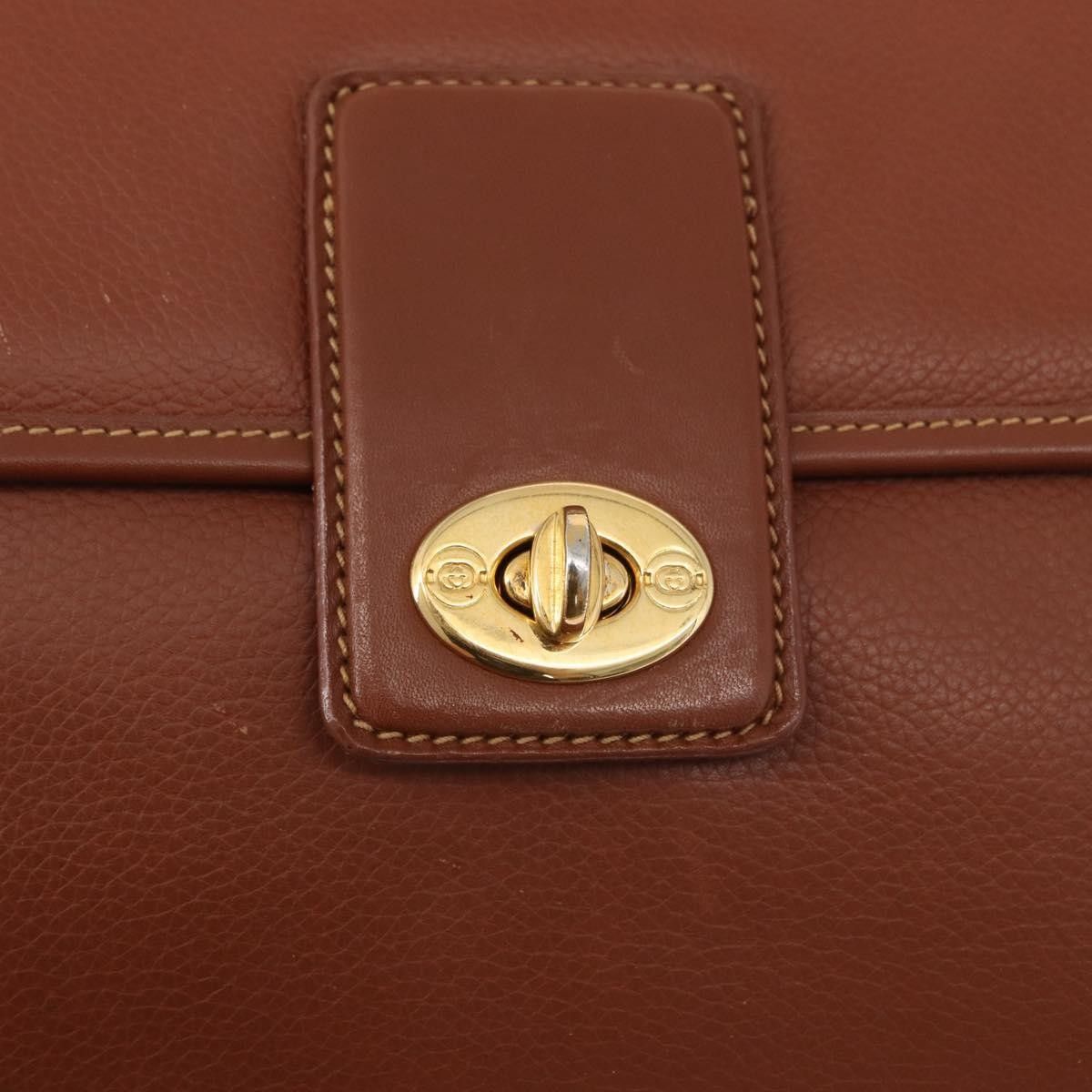 Gucci Gucci Vintage Handbag Leather Size ONE SIZE - 13 Thumbnail
