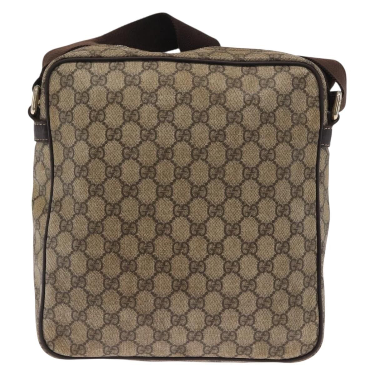 Gucci Gucci Front Zip Messenger GG Coated Canvas Size ONE SIZE - 2 Thumbnail