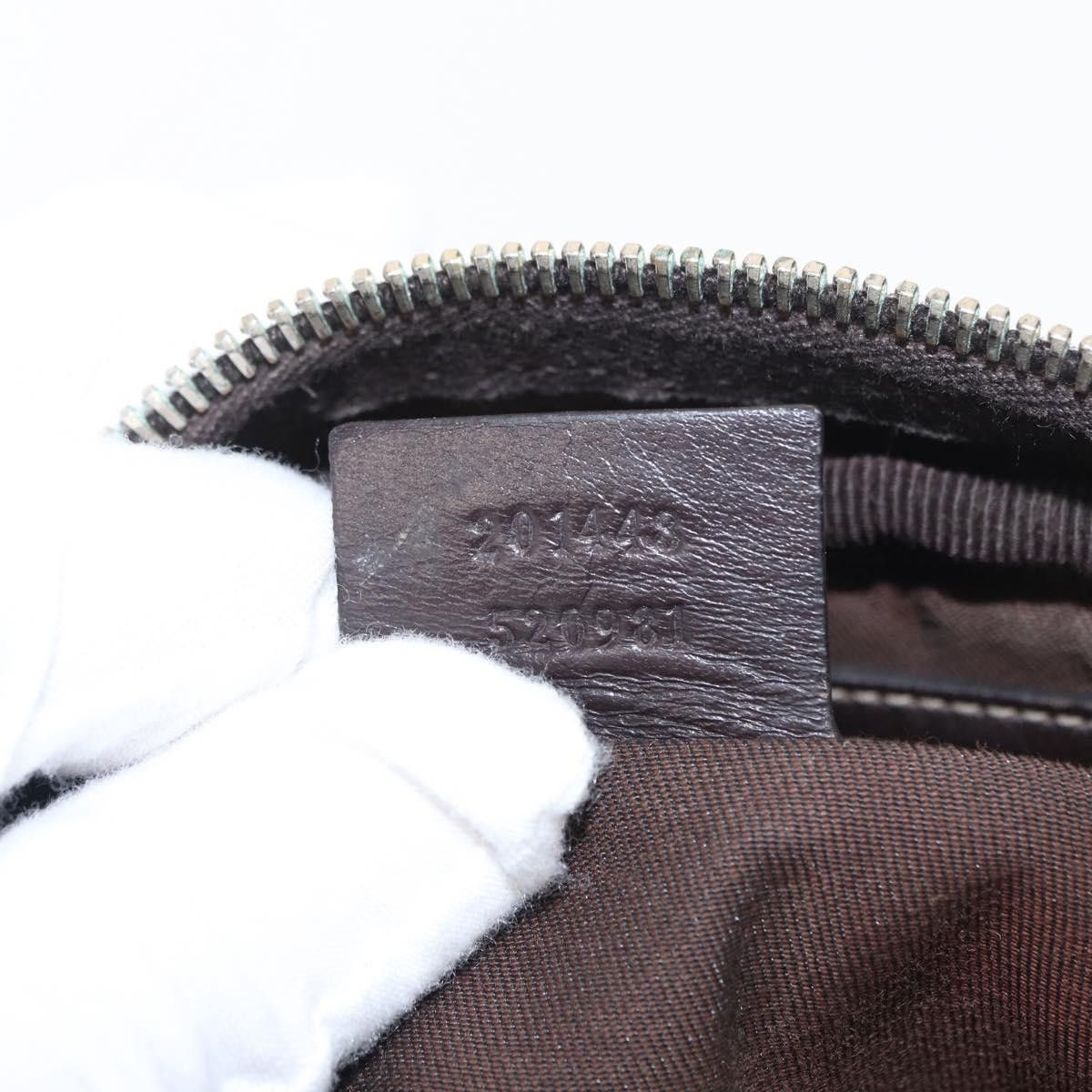 Gucci Gucci Front Zip Messenger GG Coated Canvas Size ONE SIZE - 7 Thumbnail