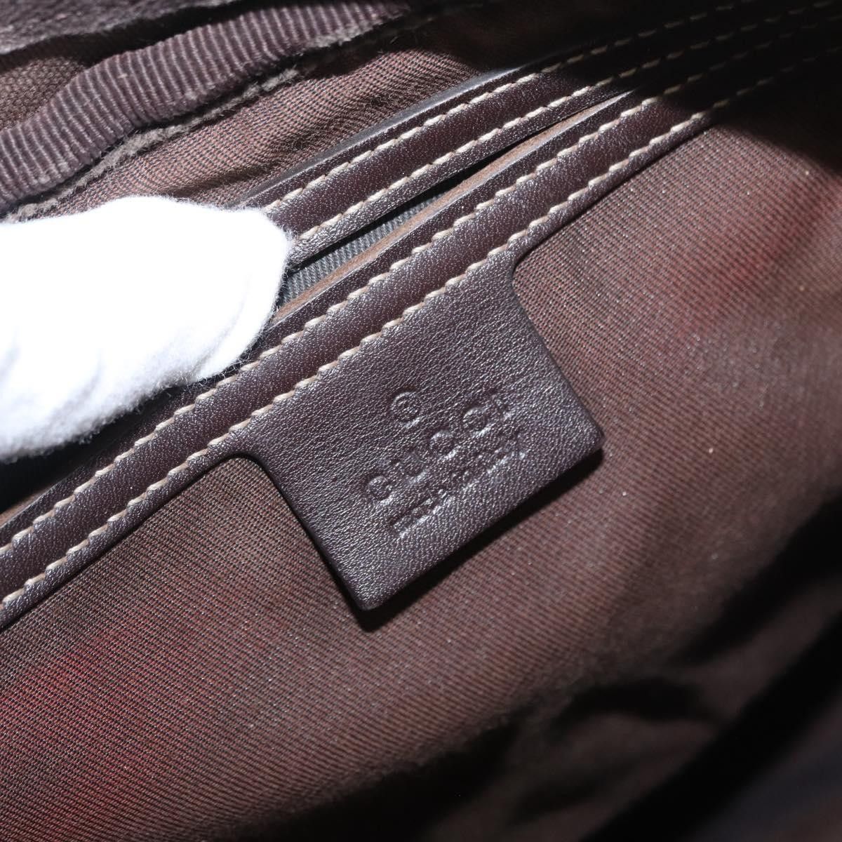 Gucci Gucci Front Zip Messenger GG Coated Canvas Size ONE SIZE - 6 Thumbnail