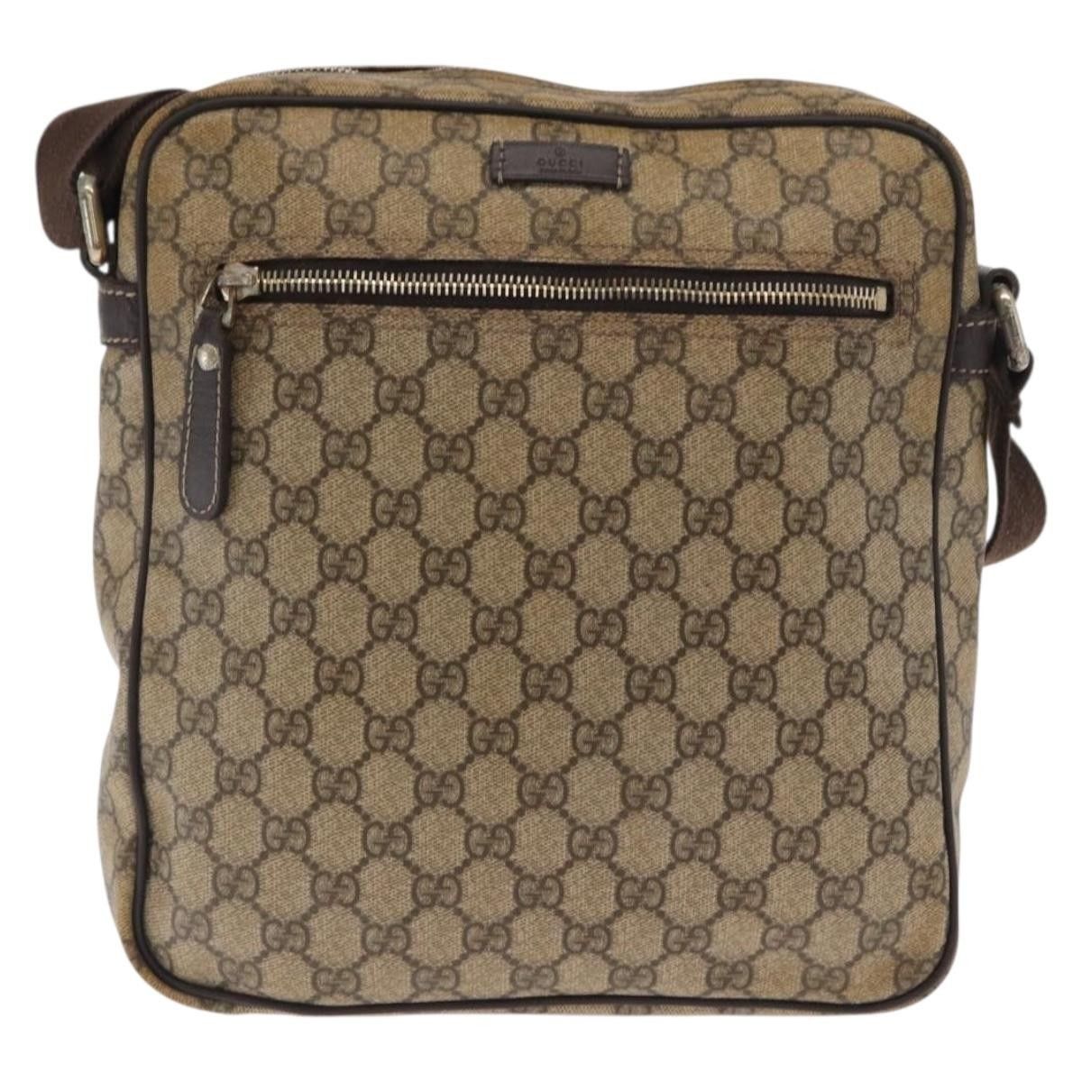 Gucci Gucci Front Zip Messenger GG Coated Canvas Size ONE SIZE - 20 Thumbnail
