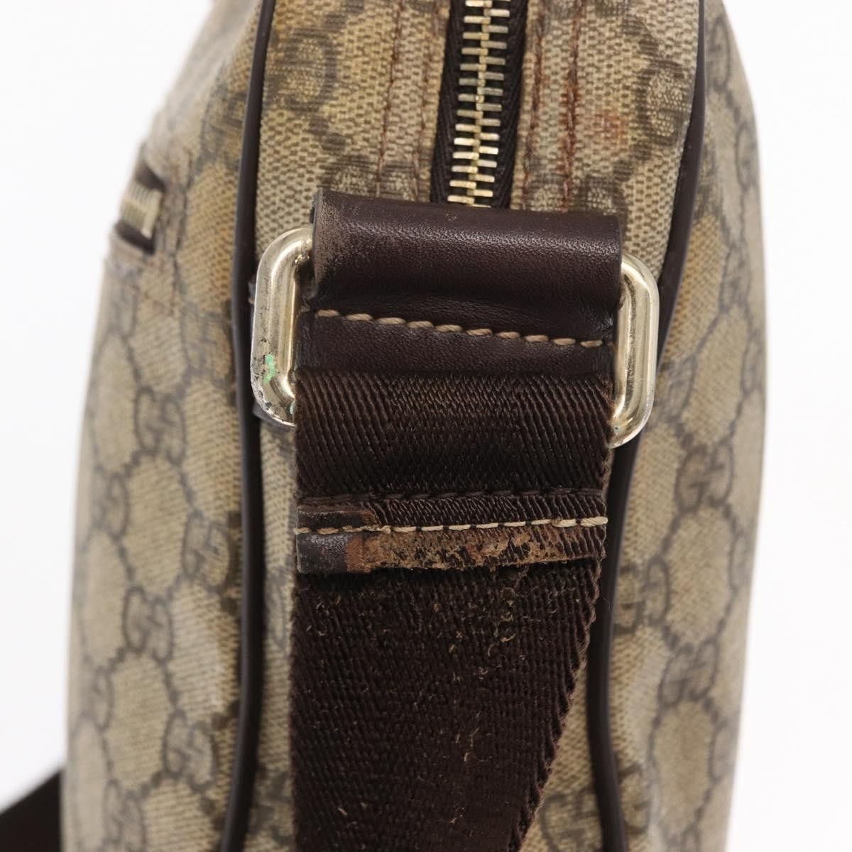 Gucci Gucci Front Zip Messenger GG Coated Canvas Size ONE SIZE - 14 Thumbnail