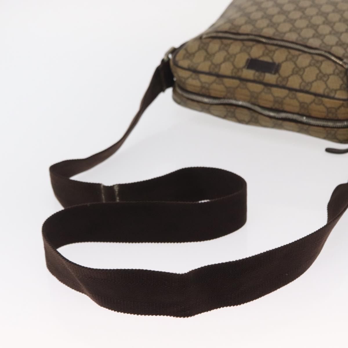 Gucci Gucci Front Zip Messenger GG Coated Canvas Size ONE SIZE - 8 Thumbnail