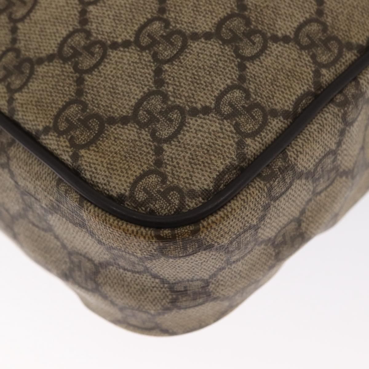 Gucci Gucci Front Zip Messenger GG Coated Canvas Size ONE SIZE - 9 Thumbnail