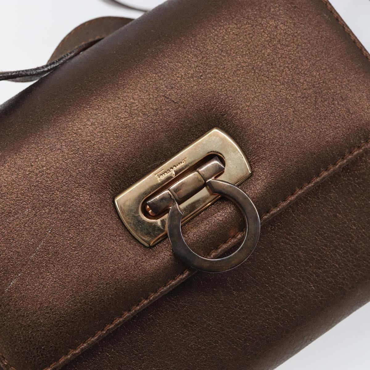 Salvatore Ferragamo Salvatore Ferragamo Gancini Leather Size ONE SIZE - 12 Thumbnail