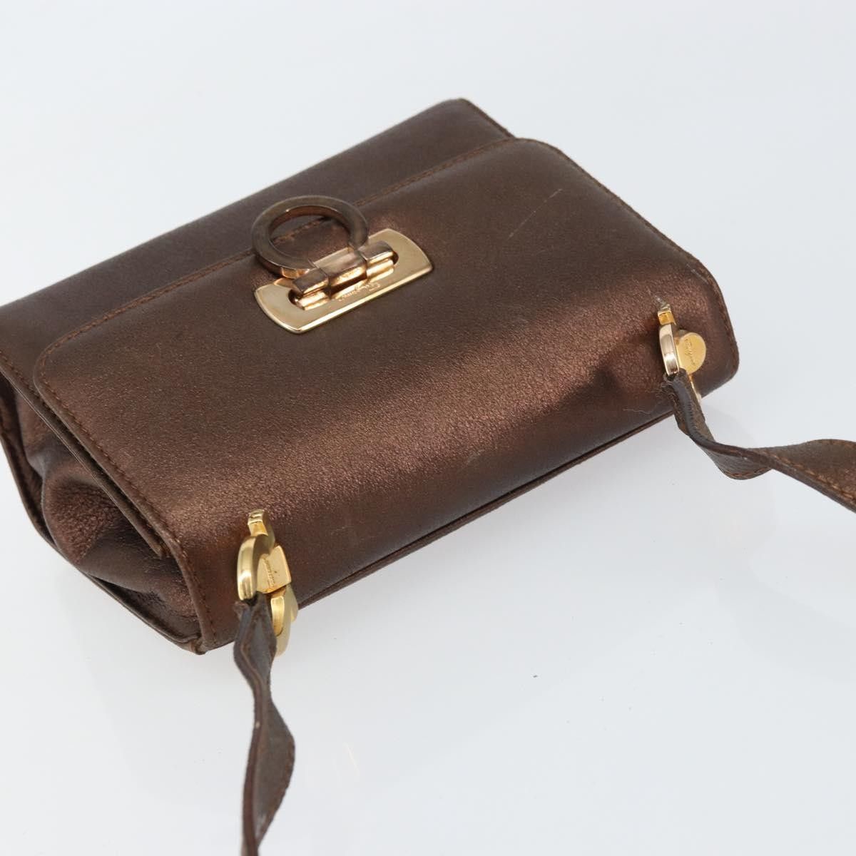 Salvatore Ferragamo Salvatore Ferragamo Gancini Leather Size ONE SIZE - 14 Thumbnail