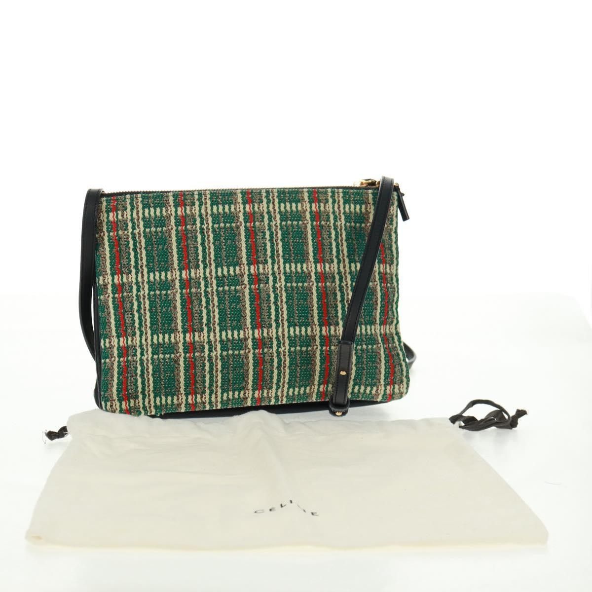 Celine Celine Trio Crossbody Bag Tweed Size ONE SIZE - 14 Thumbnail
