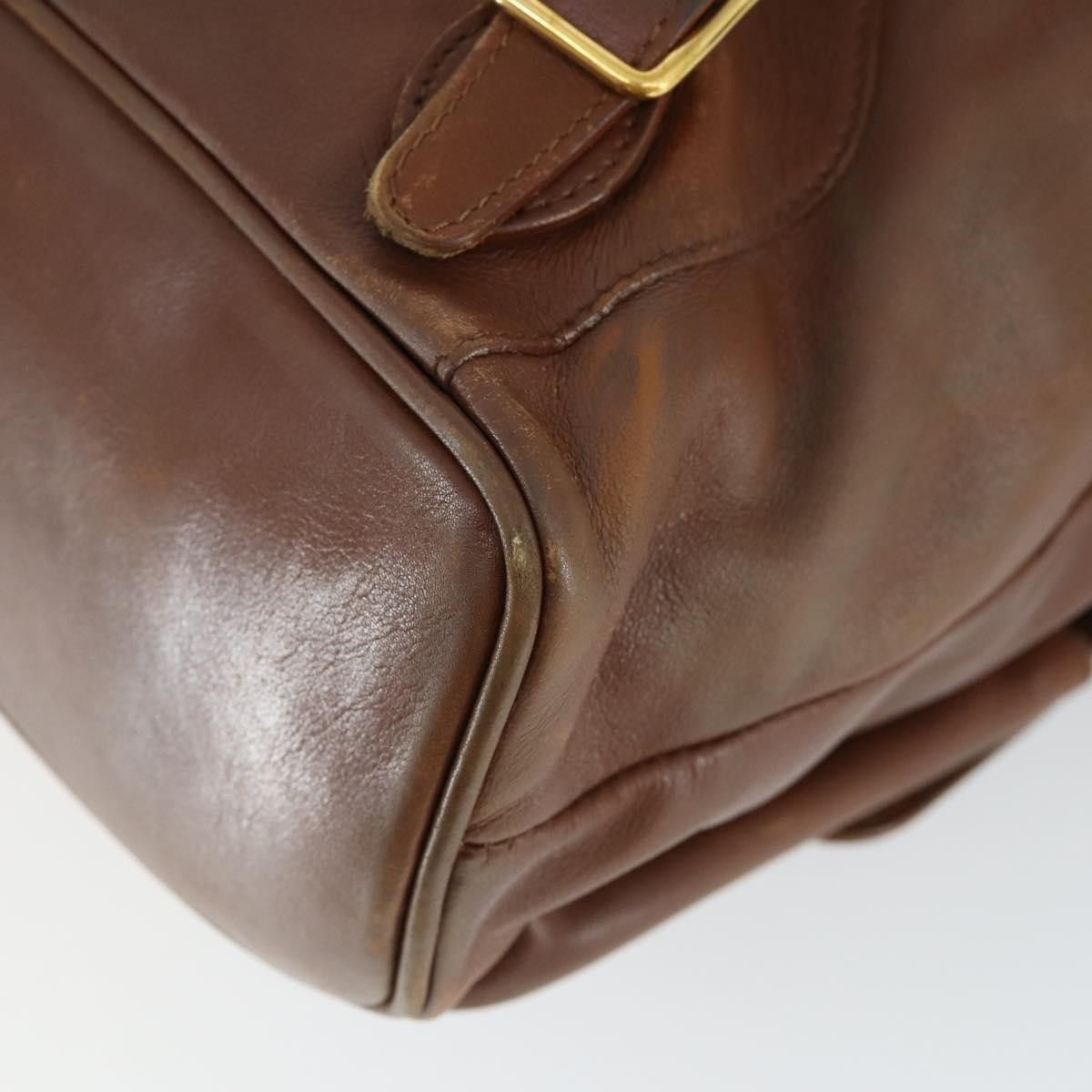Gucci Gucci Vintage Bamboo Backpack Leather Size ONE SIZE - 10 Thumbnail