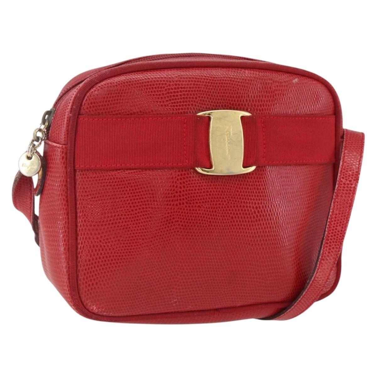Salvatore Ferragamo Salvatore Ferragamo Vara Bow camera Leather Size ONE SIZE - 18 Thumbnail