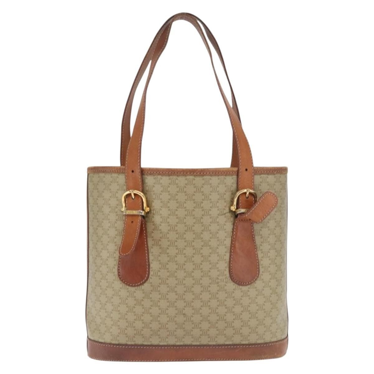 Celine Celine Vintage Macadam Canvas and Leather Size ONE SIZE - 2 Thumbnail