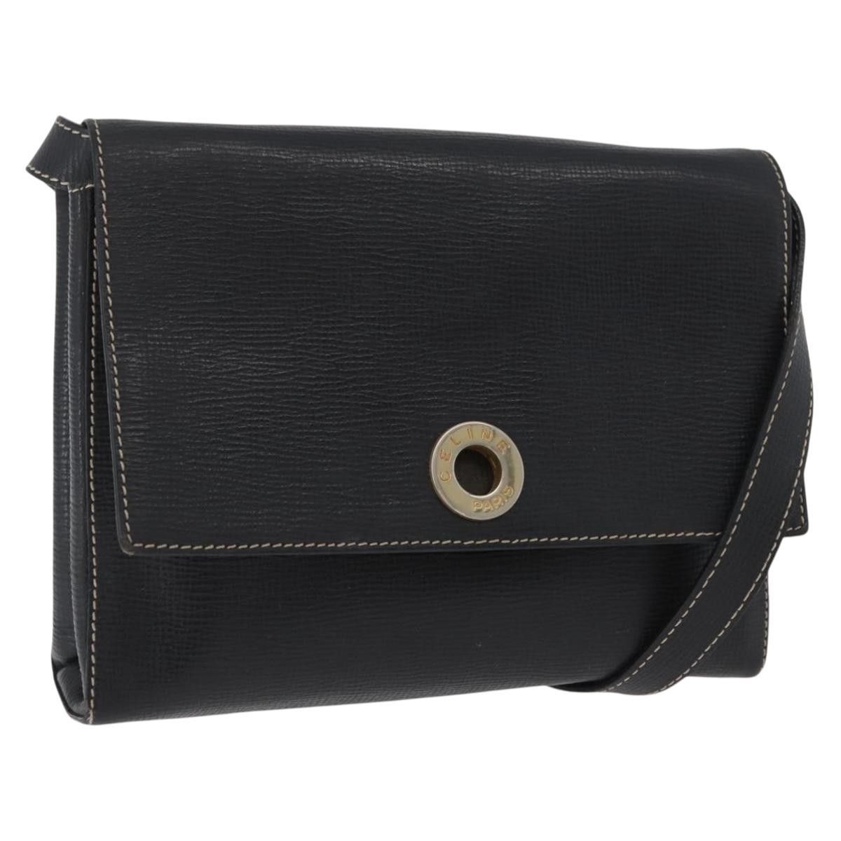 Celine Celine Circle Logo Shoulder Bag Leather Size ONE SIZE - 19 Thumbnail