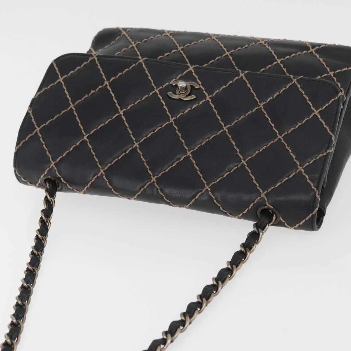 Chanel Chanel Chanel Matelassé Cuir Noir Black leather Size ONE SIZE - 7 Thumbnail