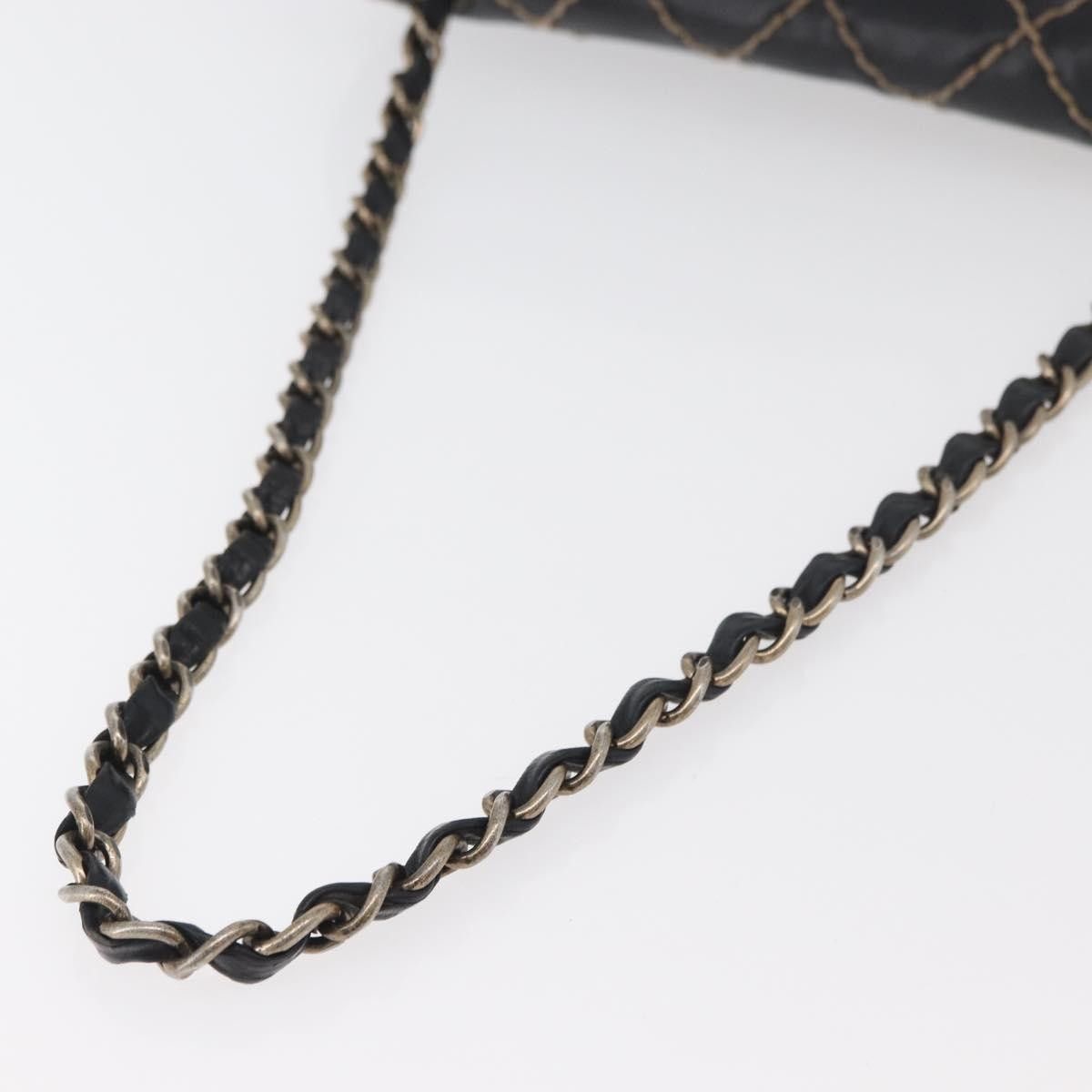Chanel Chanel Chanel Matelassé Cuir Noir Black leather Size ONE SIZE - 8 Thumbnail